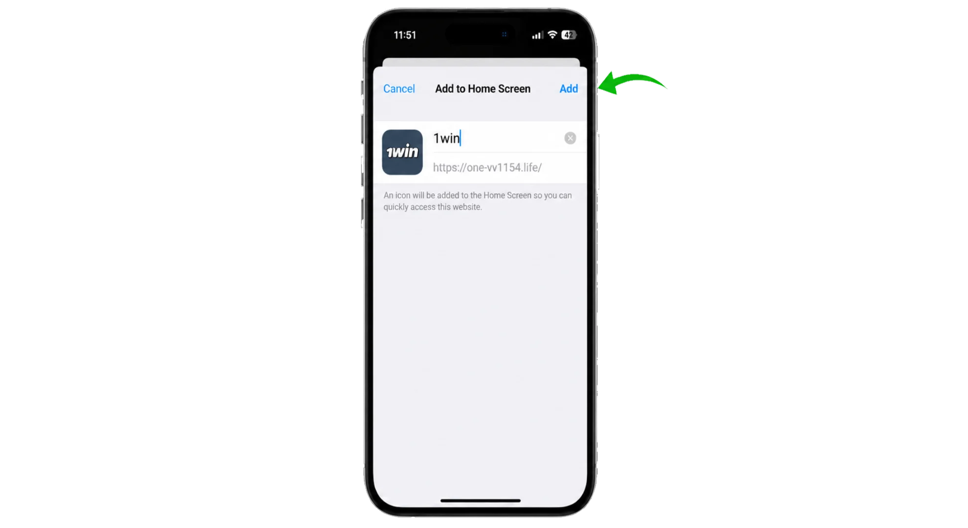 Tap Add
