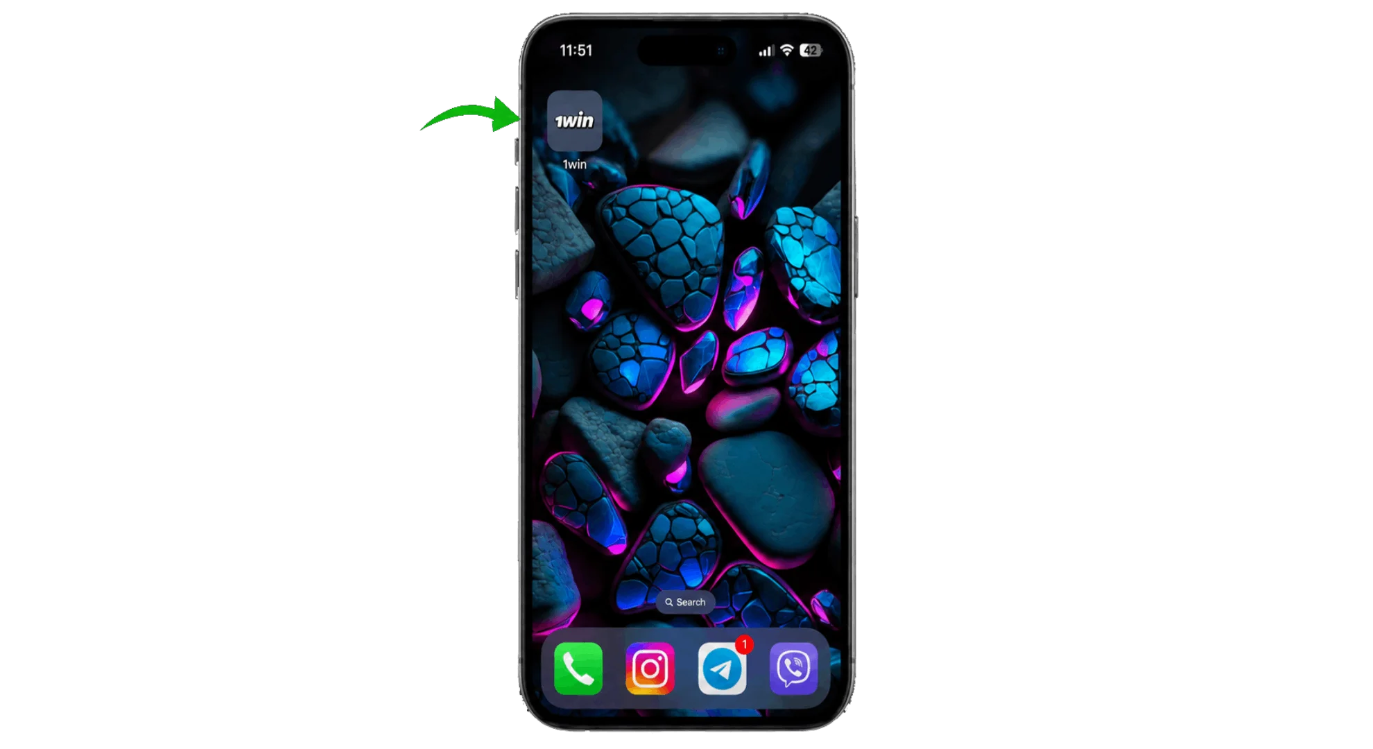 Open from your home screen